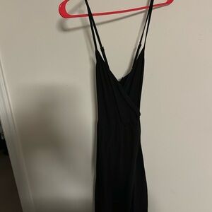 High Slit Spaghetti Strap Dress